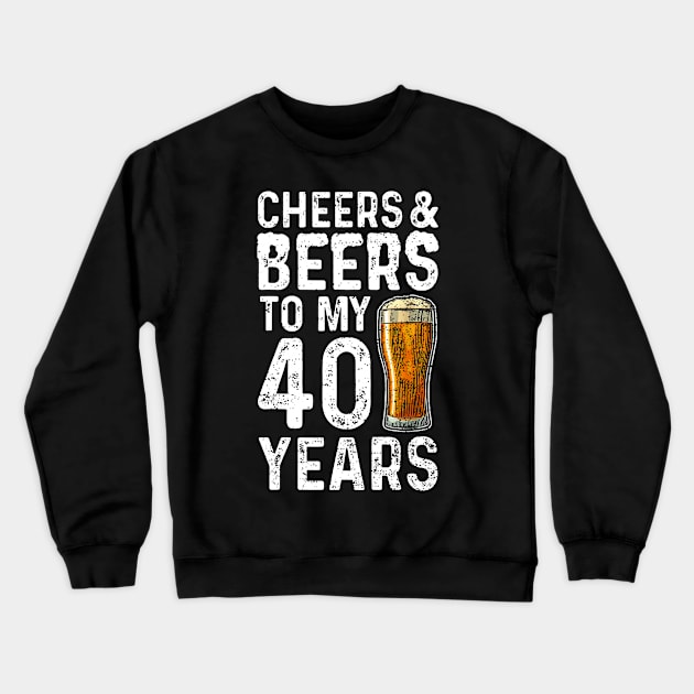 beers and cheers Crewneck Sweatshirt by brianarcher